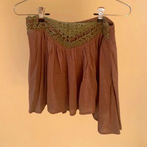 Tobi BoHo Flowy Skirt